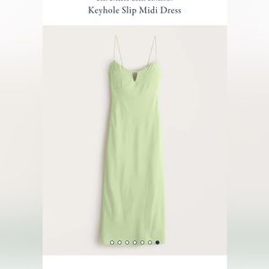 Abercrombie & Fitch (M) Keyhole Slip Midi Dress